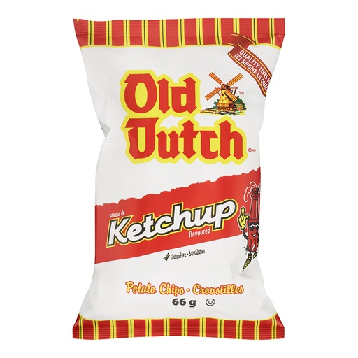[CP1718UN] Old Dutch Chips Ketchup 66Gr
